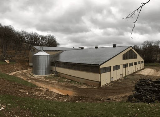 Bâtiment agricole photovoltaïque